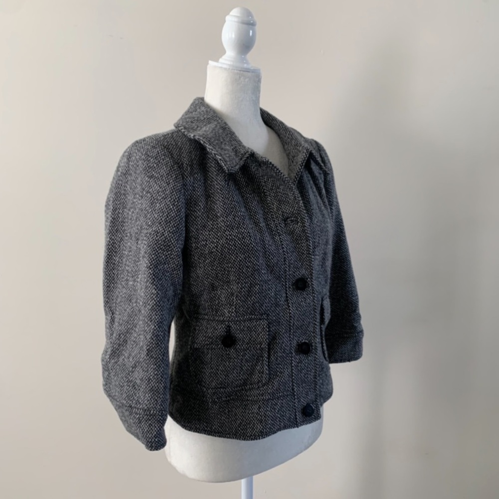 DKNYC - Gray Wool Blend Blazer - Size 4